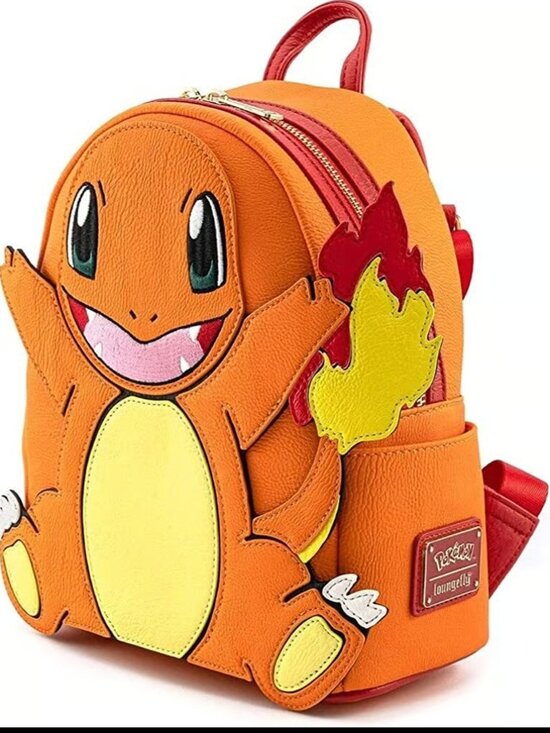 Loungefly Charmander Cosplay Backpack + Wallet Bundle